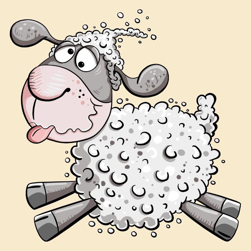 Lamented sheep I Funny sheep I fun