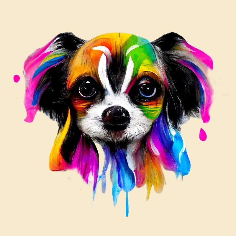 Papillon in Farbe