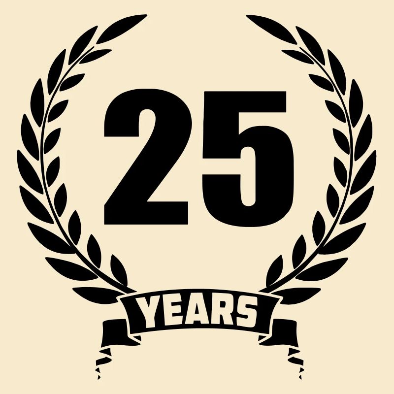 Lorbeerkranz 25 Jahre