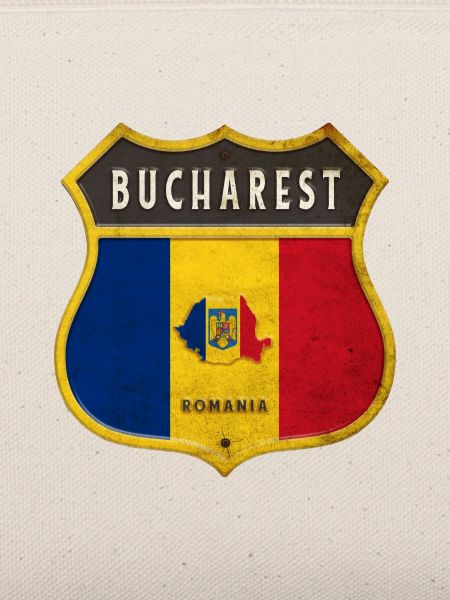 Bukarest Rumänien Wappen Design