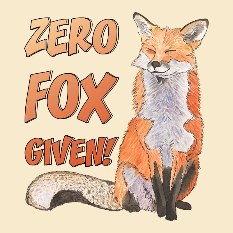 Zero Fox given No Fox given cute fox