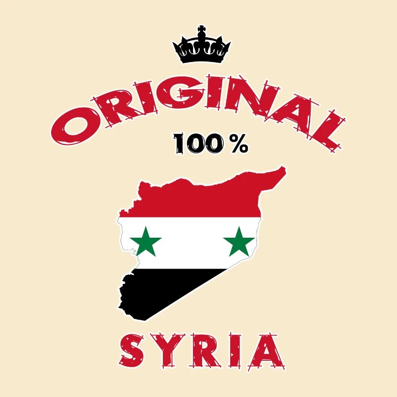 Design original du drapeau de la Syrie