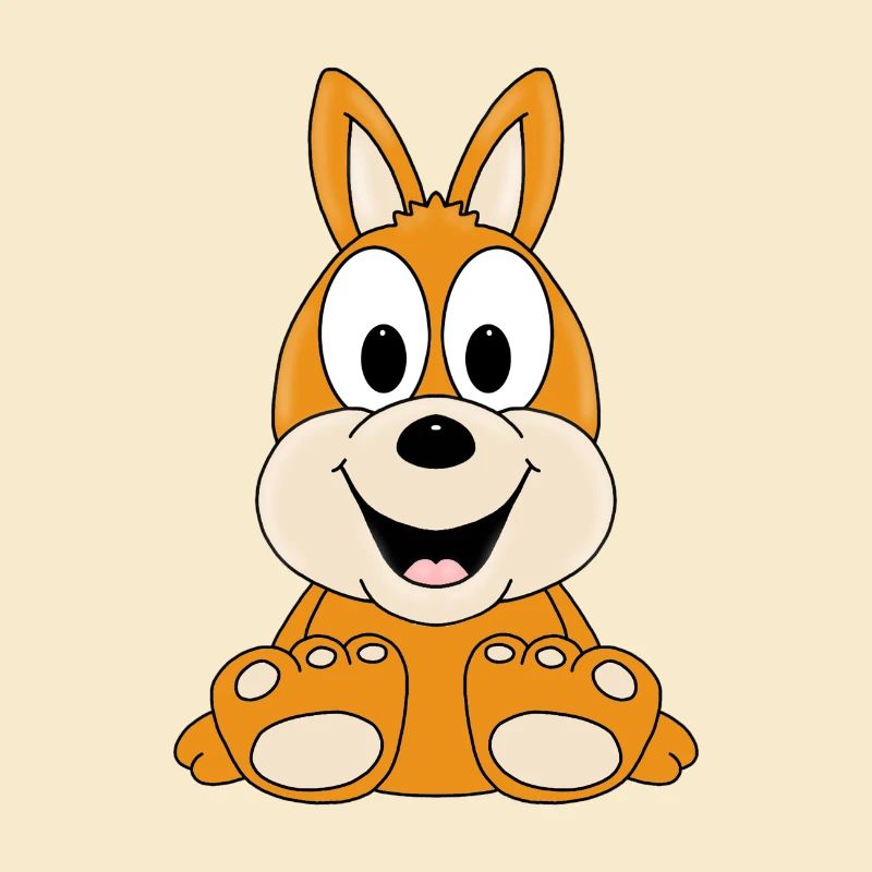 KÄNGURU - TIER - KINDER - BABYS - TIERISCH