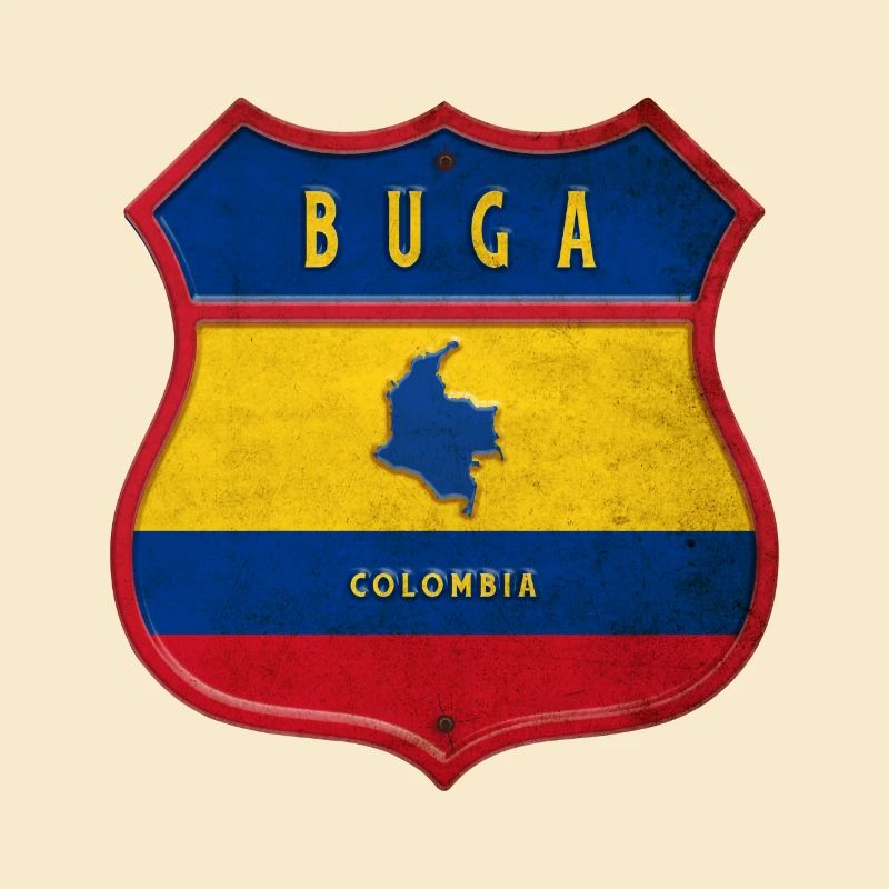 Buga Kolumbien Wappen Design