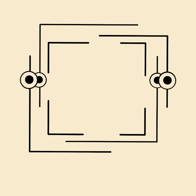 Black border Dash line Basic text