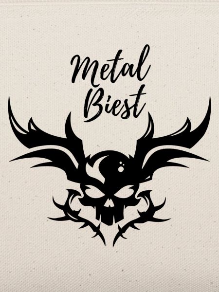 Metal Totenschädel