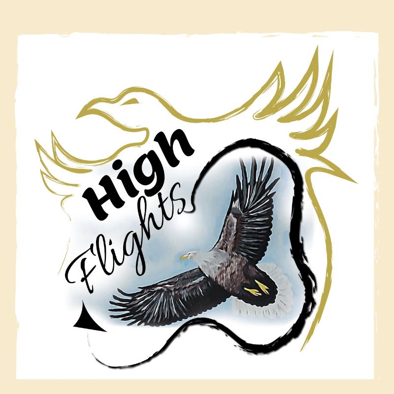 Proud eagle eagle in the sky