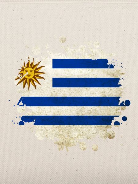 Uruguay Klecks Flaggen Design