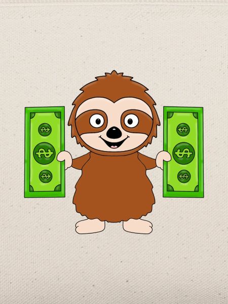 FAULTIER - GELD - TIER - TIERISCH