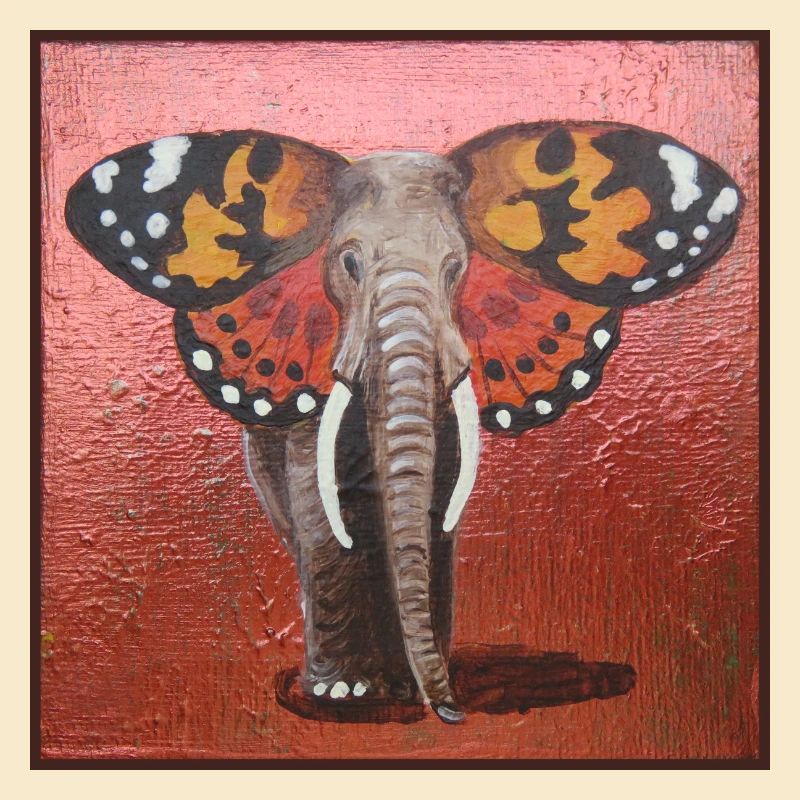 Schmetterling-Elefant