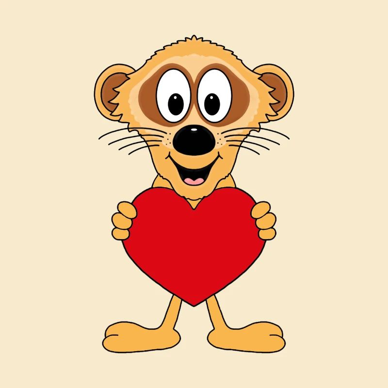 ERDMÄNNCHEN - LIEBE - LOVE - TIER
