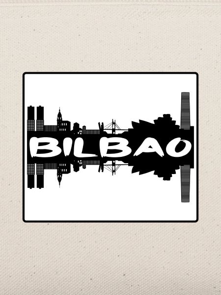 Bilbao Spanien Skyline Silhouette Reisesouvenir