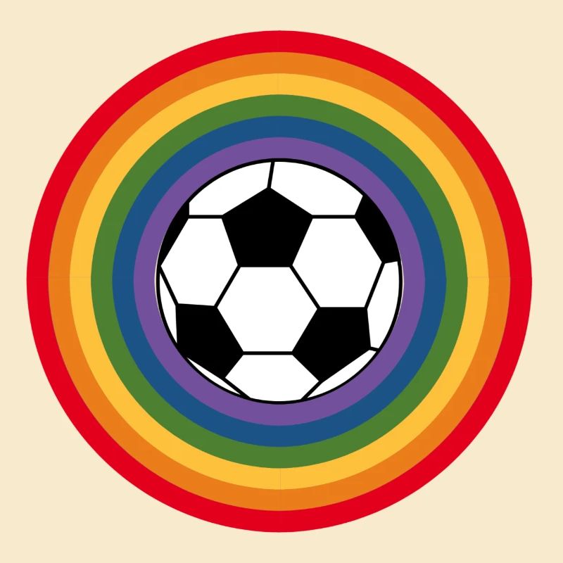 fußball Regembogen