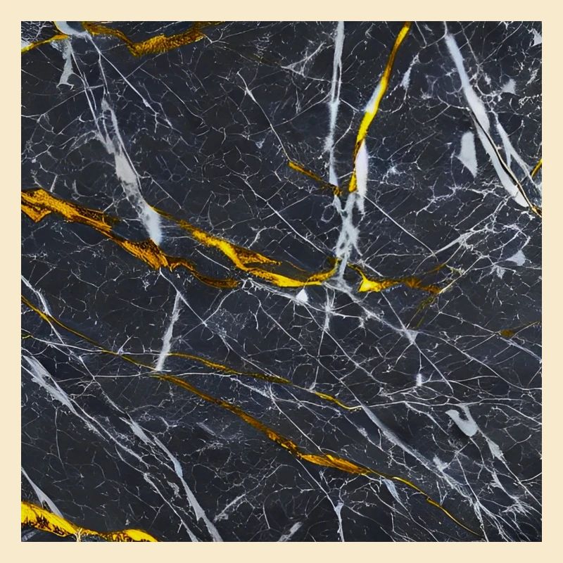Marmor Schwarz Gold Textur
