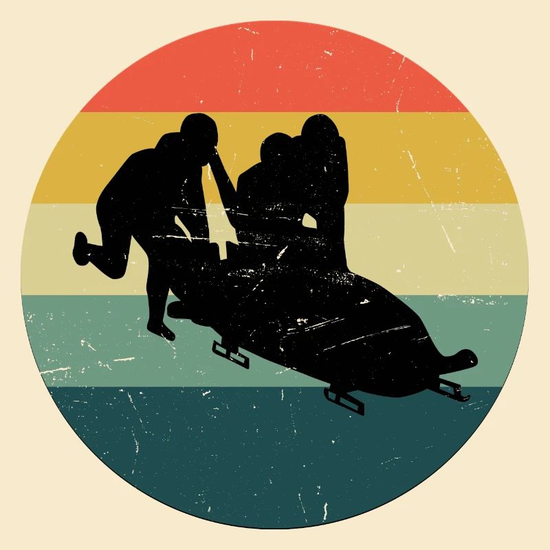 Course de bobsleigh hommes Bob Bob féminin Bob à deux