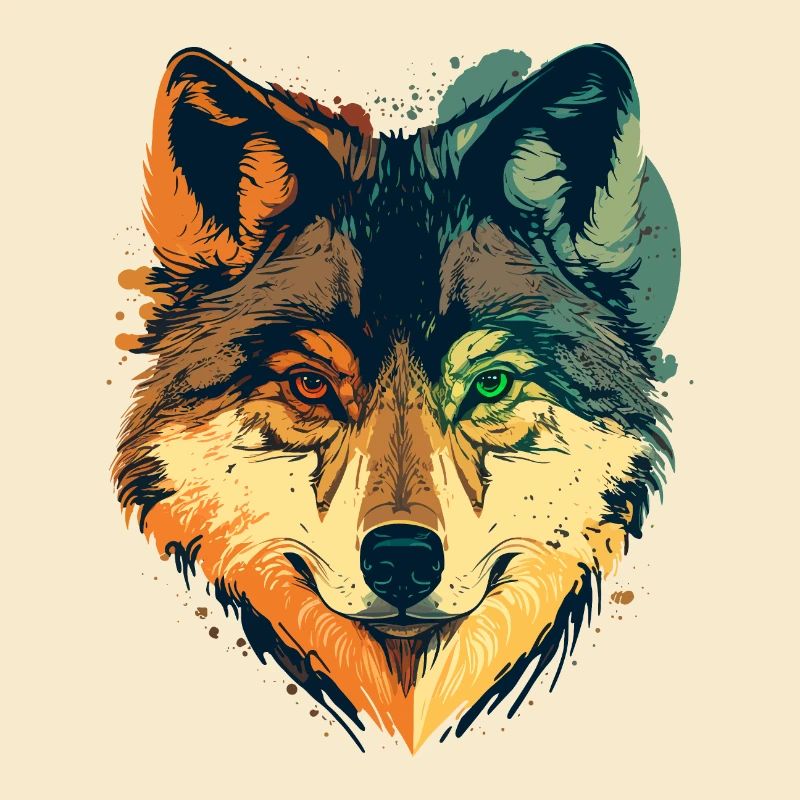 A Wolf Artwork as the Perfect Birthday Present