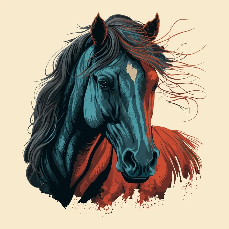 Pferde Illustration