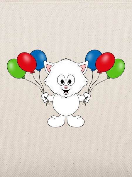 KATZE - LUFTBALLONS - TIER - KIND - BABY
