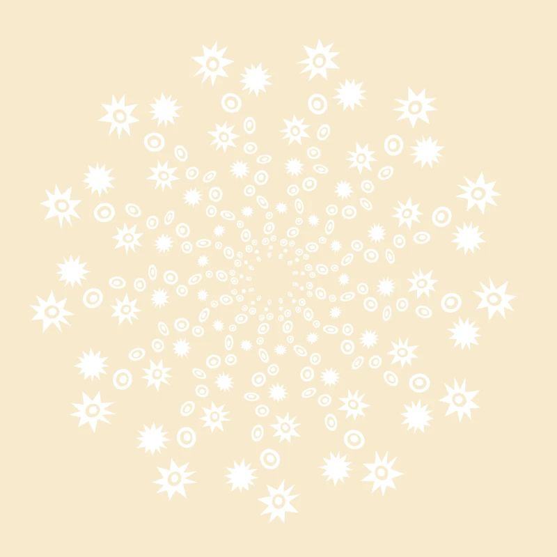 Sternschnuppen - Mandala