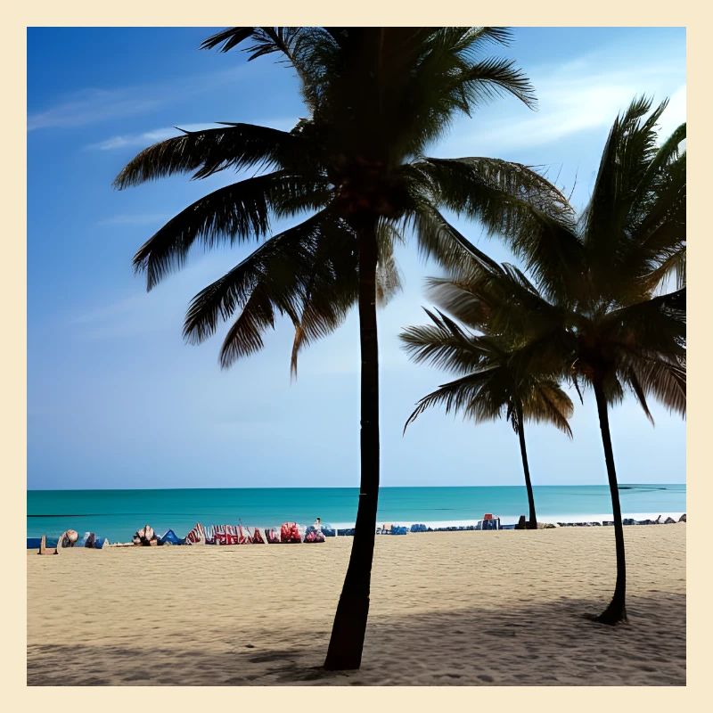 C’est l’heure d’une plage de vacances
