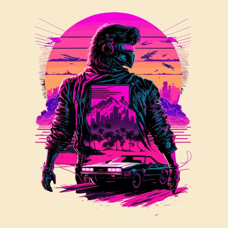 Futuristische Synthwave