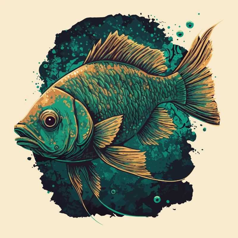 Fisch Kunstwerk