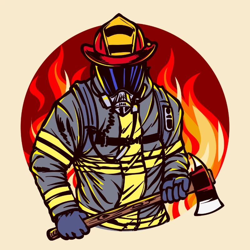 Fire brigade fire fire protection firefighter rescuer