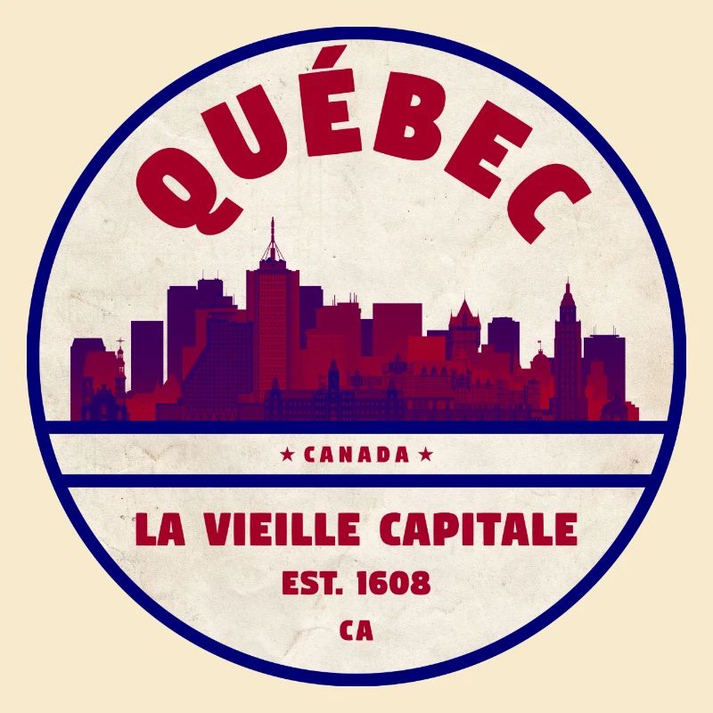 Silhouette de la Vieille Capitale au Québec