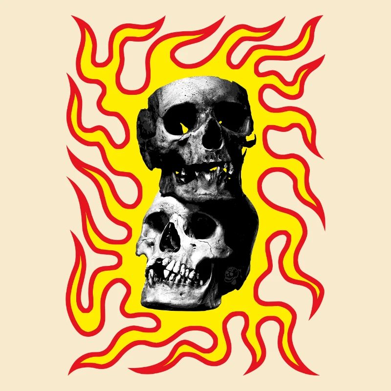 Skulls On Fire From Hell