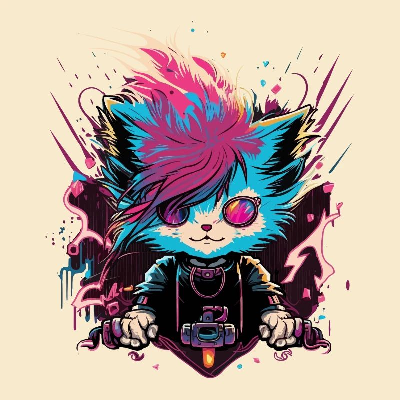 Cool Electrifying Cat