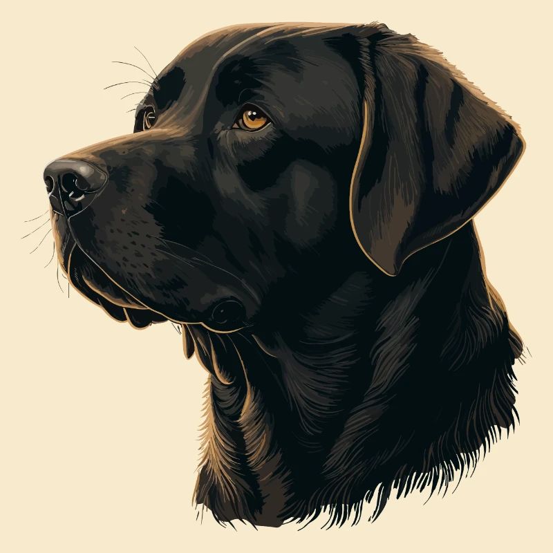 Soft Looking DarkBrown Labrador Retriever