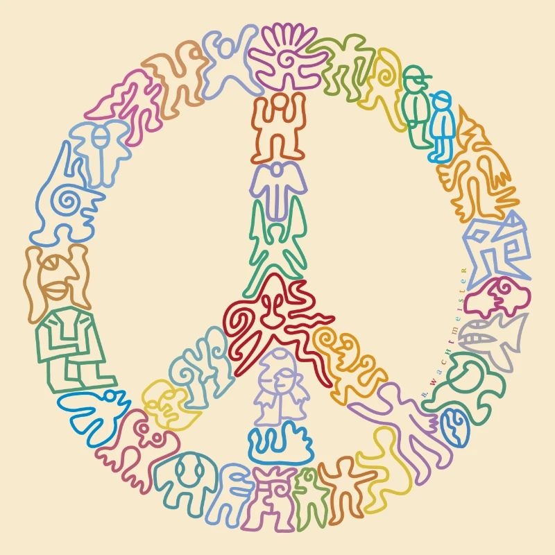 Peacezeichen-Figuren