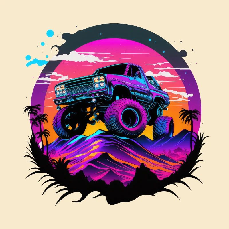 Monster Truck Synthwave