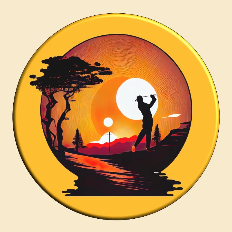 Balle de golf, avec le moins de coups possible dans le trou