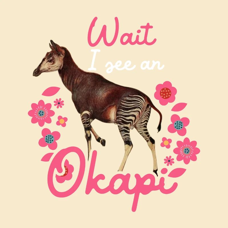 Warte, ich sehe ein Okapi