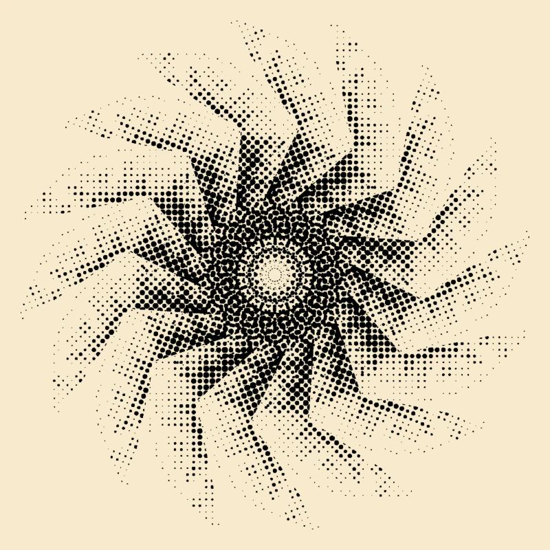 dotted shape gyroscopic polygon pinwheel 16er