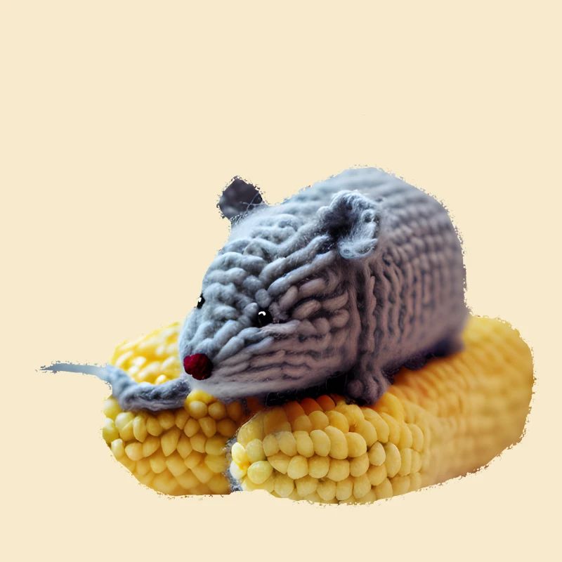 Mouse on corn