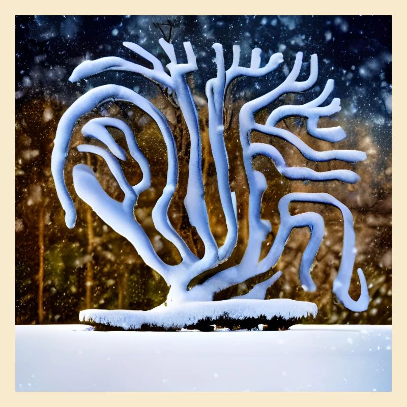 Alter Baum im Winter