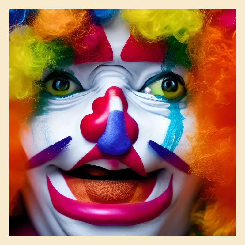 Clown-Gesicht