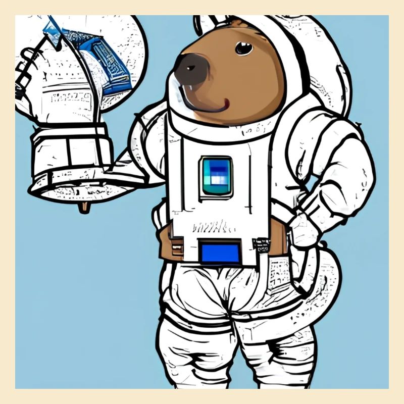 Astronaute de Capybara