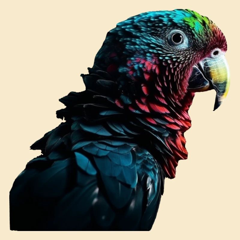 La perruche multicolore