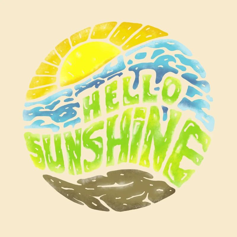 Summer, sun, favorite time! Hello Sunshine!