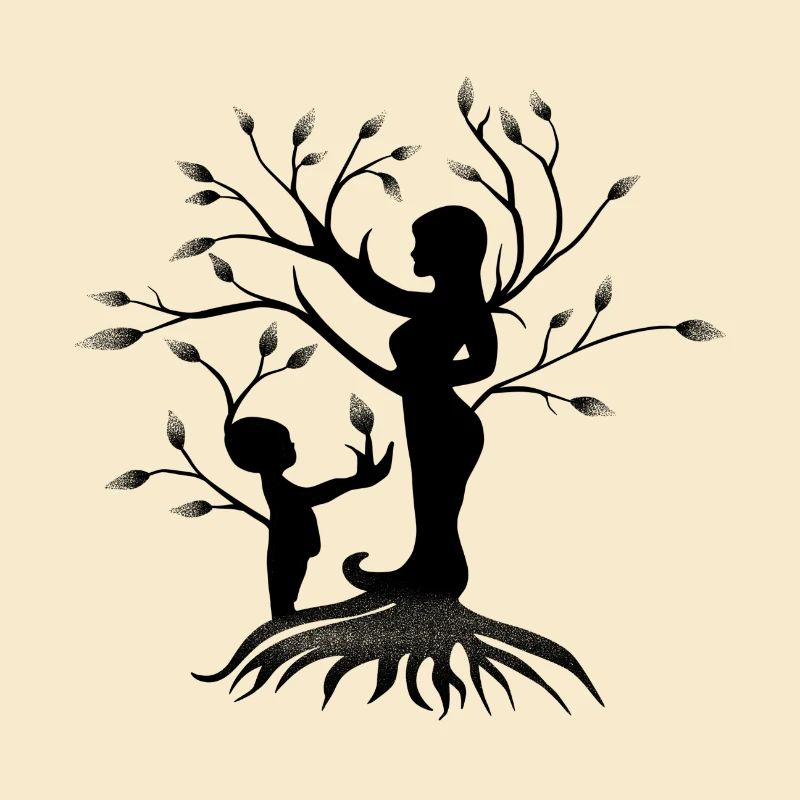 Liebe Mutter und Kind