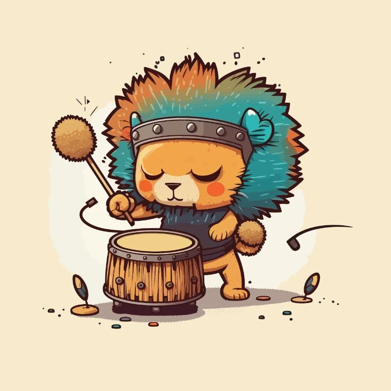 Lion Drummer