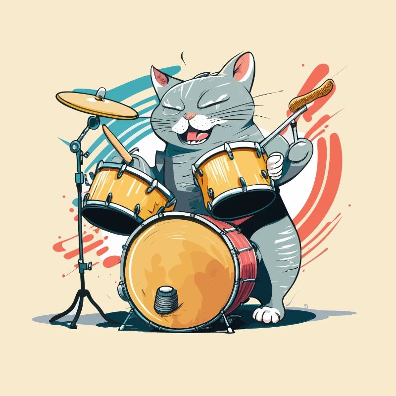 Rocker Katze