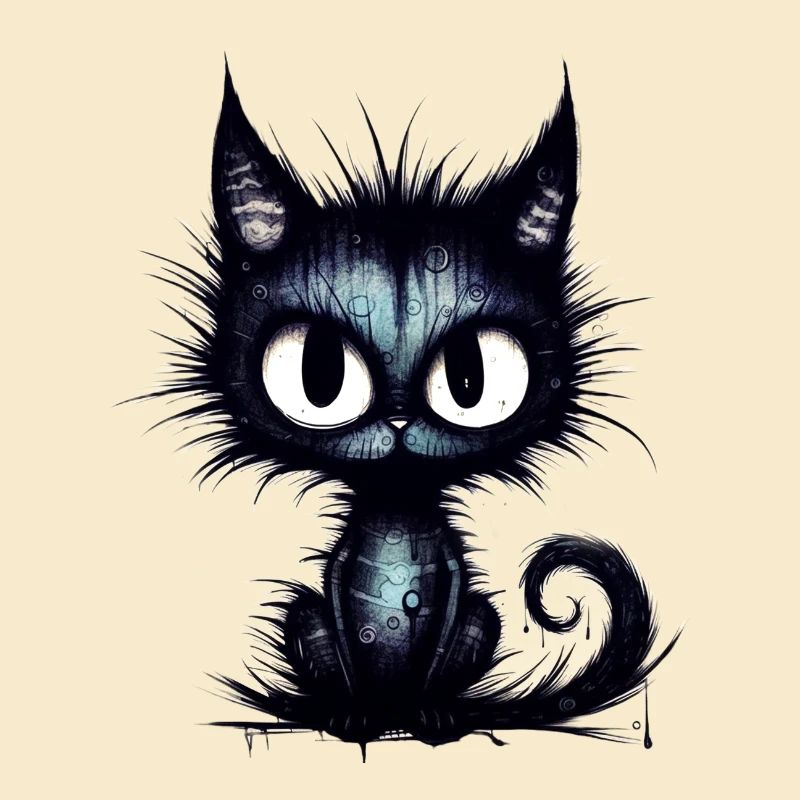 Hässliche Katze