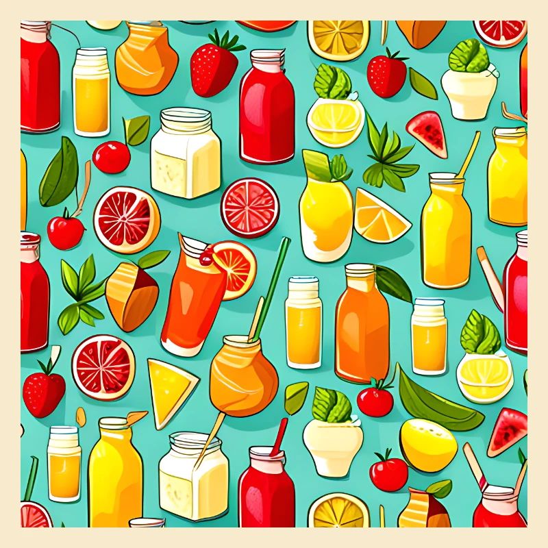 Leckeres Sommerlimonaden-Muster