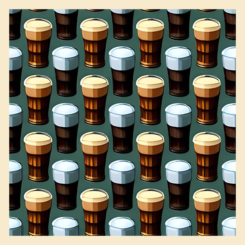 Beer Tankards Pattern