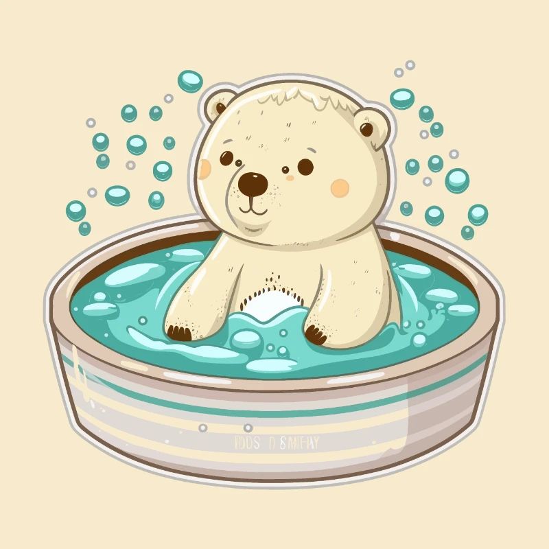 Relaxing Polar Bear