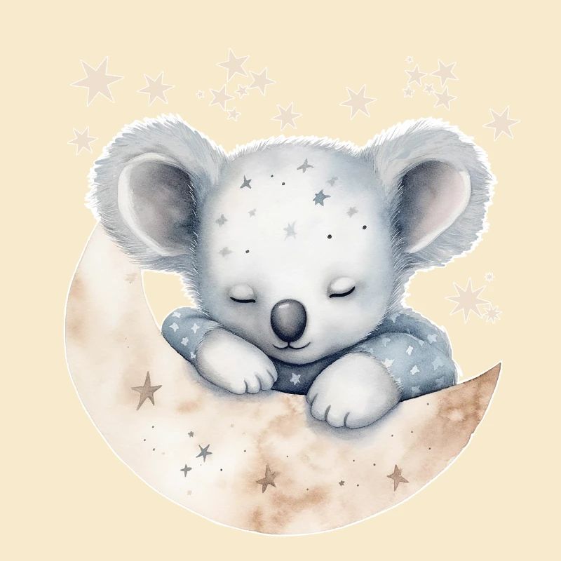 Koala endormi en pyjama